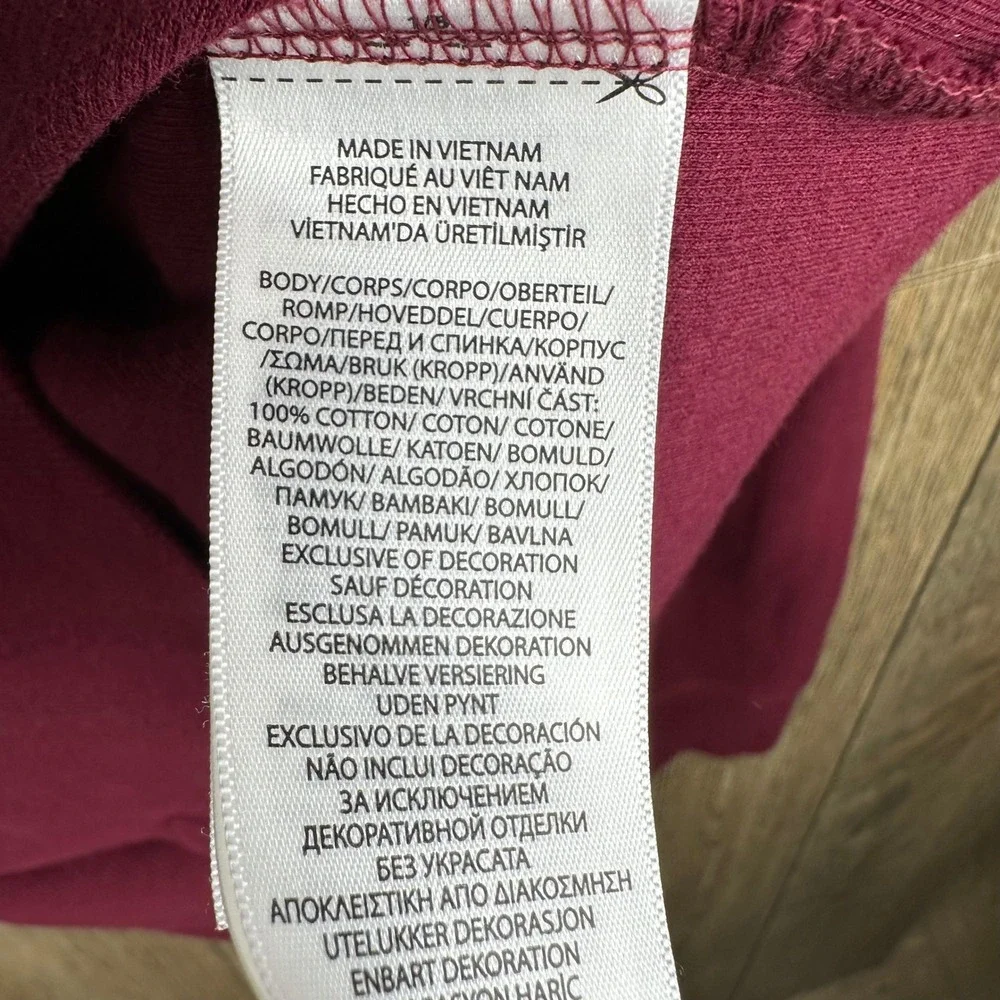 Polo Ralph Lauren Estate Rib Quarter Zip Pullover Maroon Burgundy Mens Large